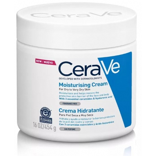 Cerave crema hidratante piel seca (1 envase 454 g)