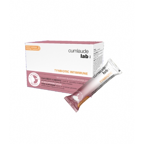 Cumlaude lab: tynbiotic intimmune (28 sticks bucodispersables 1,5 g sabor naranja)