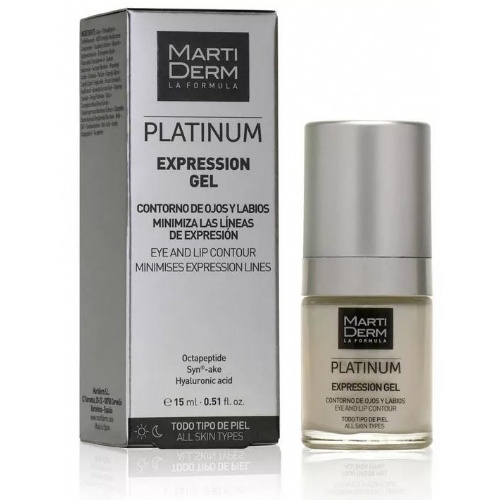 Martiderm expression gel contorno ojos y labios (15 ml)