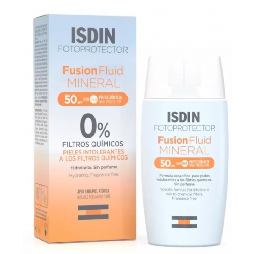 Fotoprotector isdin fusion fluid mineral spf 50 (50 ml)