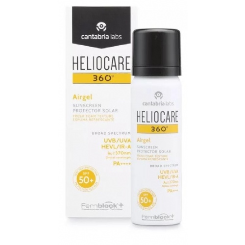 Heliocare 360º spf 50+ fluido airgel - protector solar / sunscreen (60 ml)