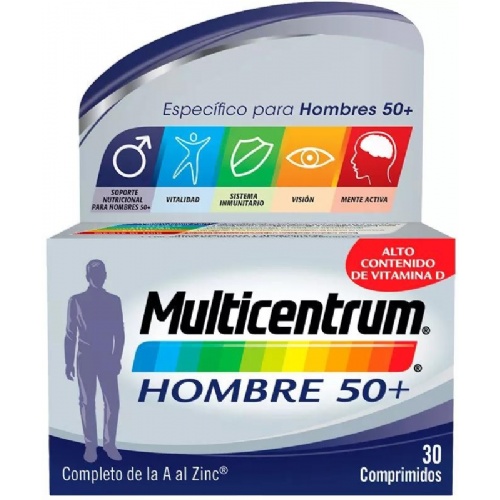 Multicentrum hombre 50+ (30 comprimidos)