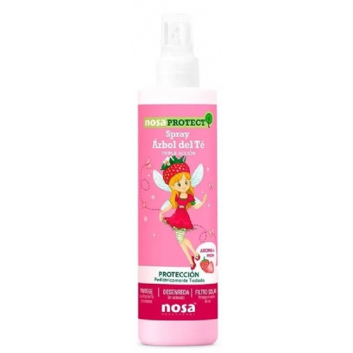 Nosa spray desenredante arbol del te (rosa 250 ml)