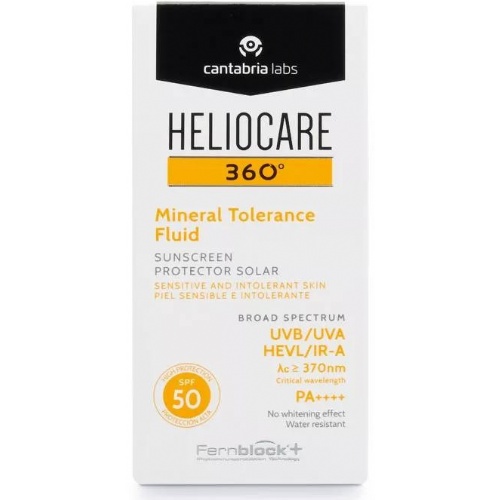 Heliocare 360º spf 50 mineral tolerance fluid - protector solar (50 ml)