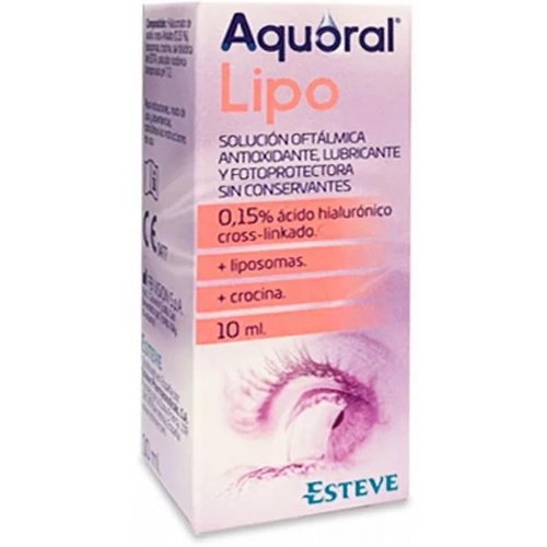 Aquoral lipo - solucion oftalmica lubricante antioxidante esteril (10 ml)