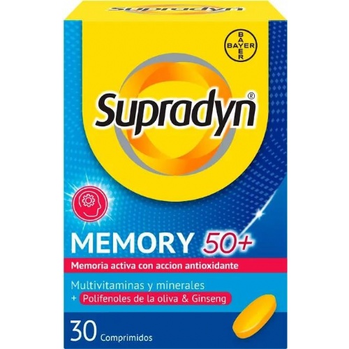 Supradyn memoria 50+ (30 comprimidos)